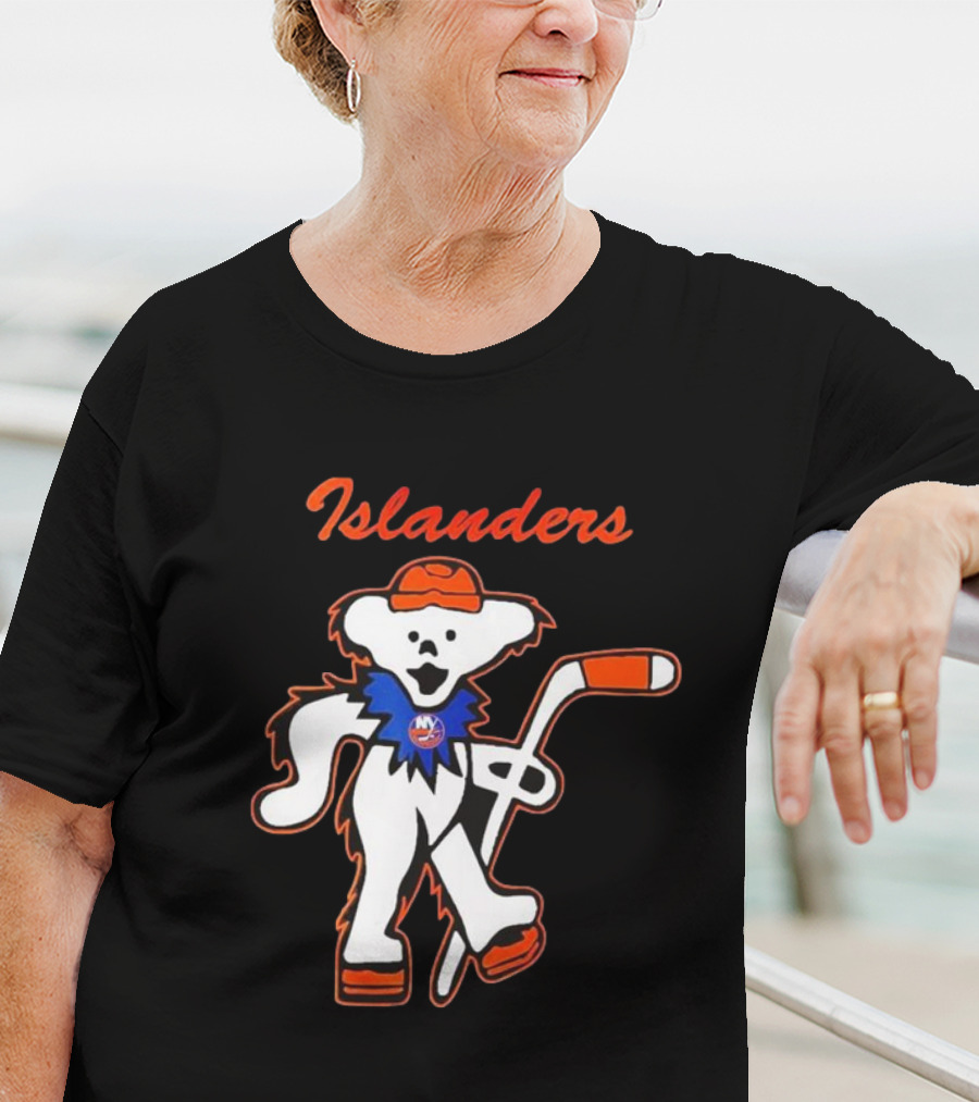 New York Islanders Hockey Grateful Dead Dancing Bear T-Shirt