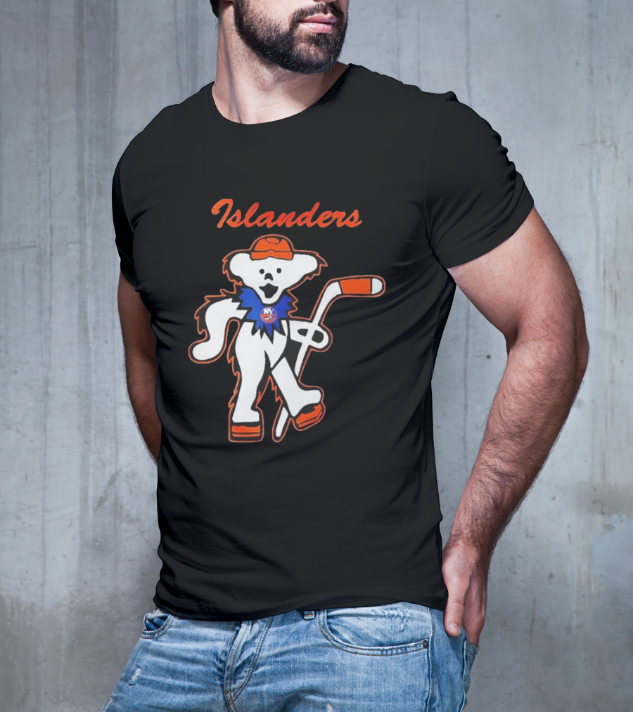 New York Islanders Hockey Grateful Dead Dancing Bear T-Shirt