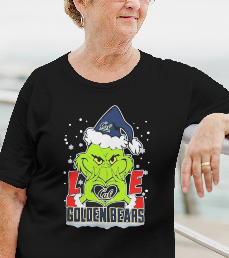 The Grinch Love Cal Golden Bears Football Christmas T-Shirt