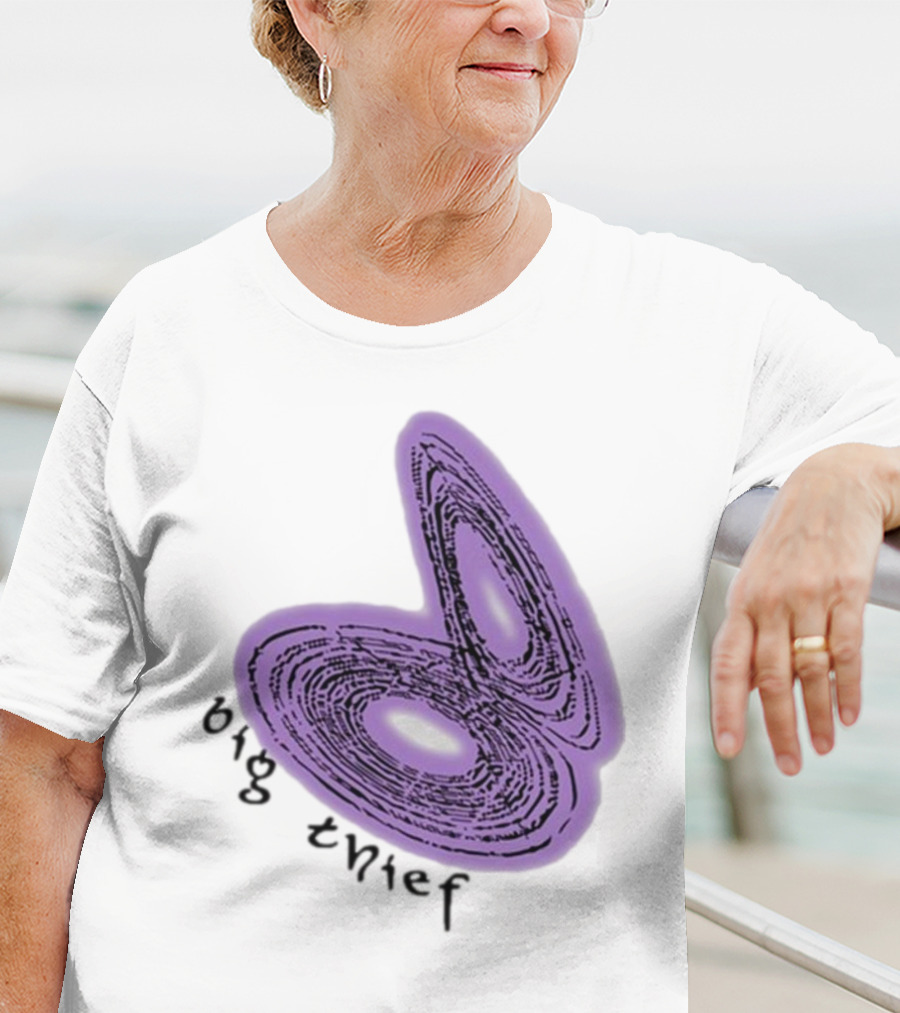 Big Thief Double Infinitee Purple Rings T-Shirt