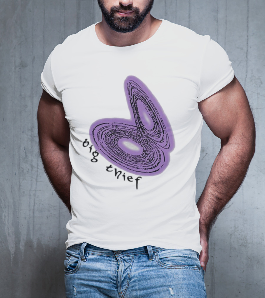 Big Thief Double Infinitee Purple Rings T-Shirt