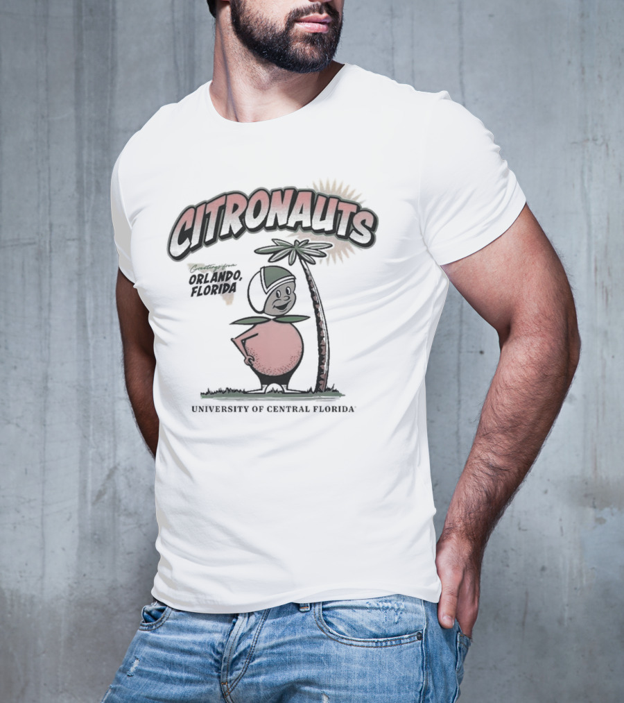 UCF FTU Citronauts University Of Central Florida Orlando Florida Vintage Heavyweight T-Shirt