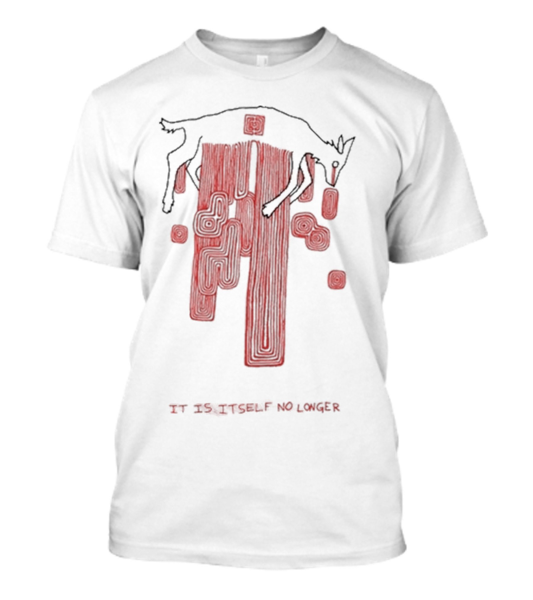 It Is Itself No Longer Dreamy Abstract Goat T-Shirt