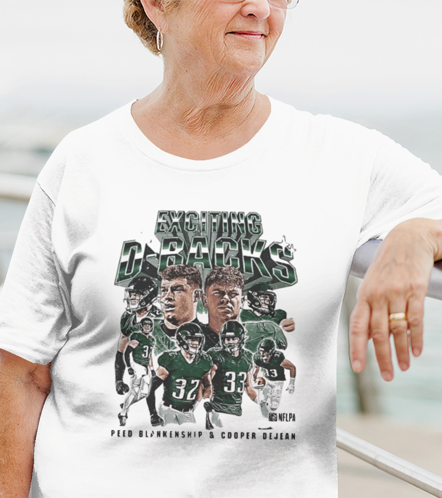 Exciting D-Backs Reed Blankenship And Cooper DeJean NFLPA Football T-Shirt