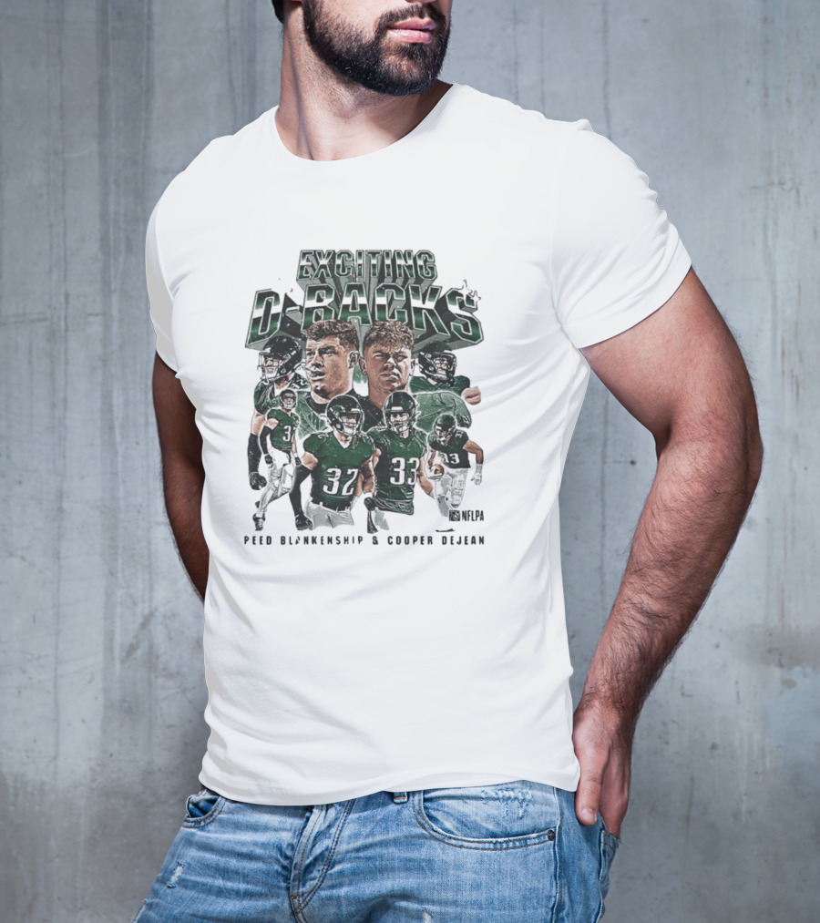 Exciting D-Backs Reed Blankenship And Cooper DeJean NFLPA Football T-Shirt