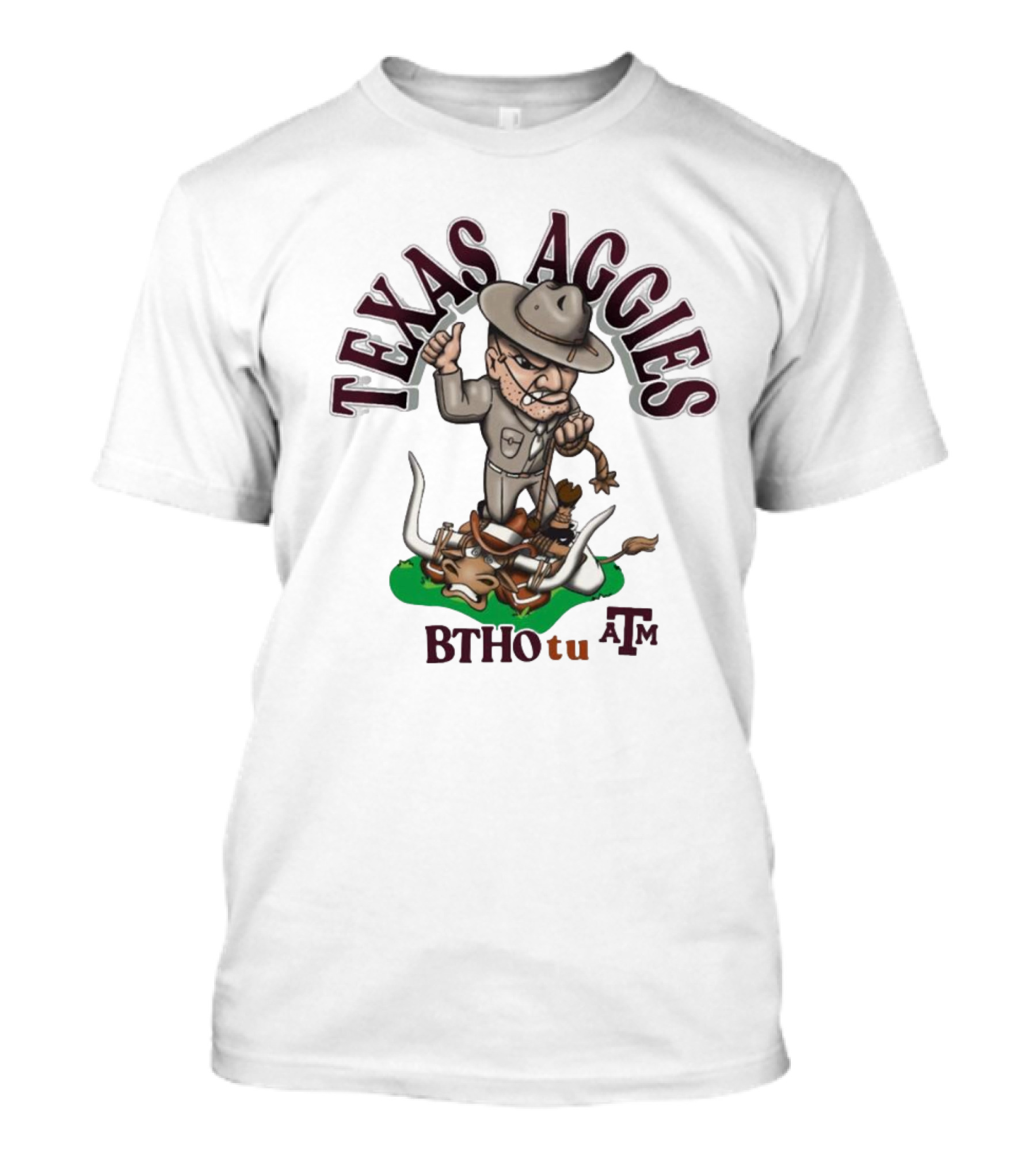 Texas Aggies BTHO T.u. A&M Sarge Texas Longhorns Rivalry T-Shirt