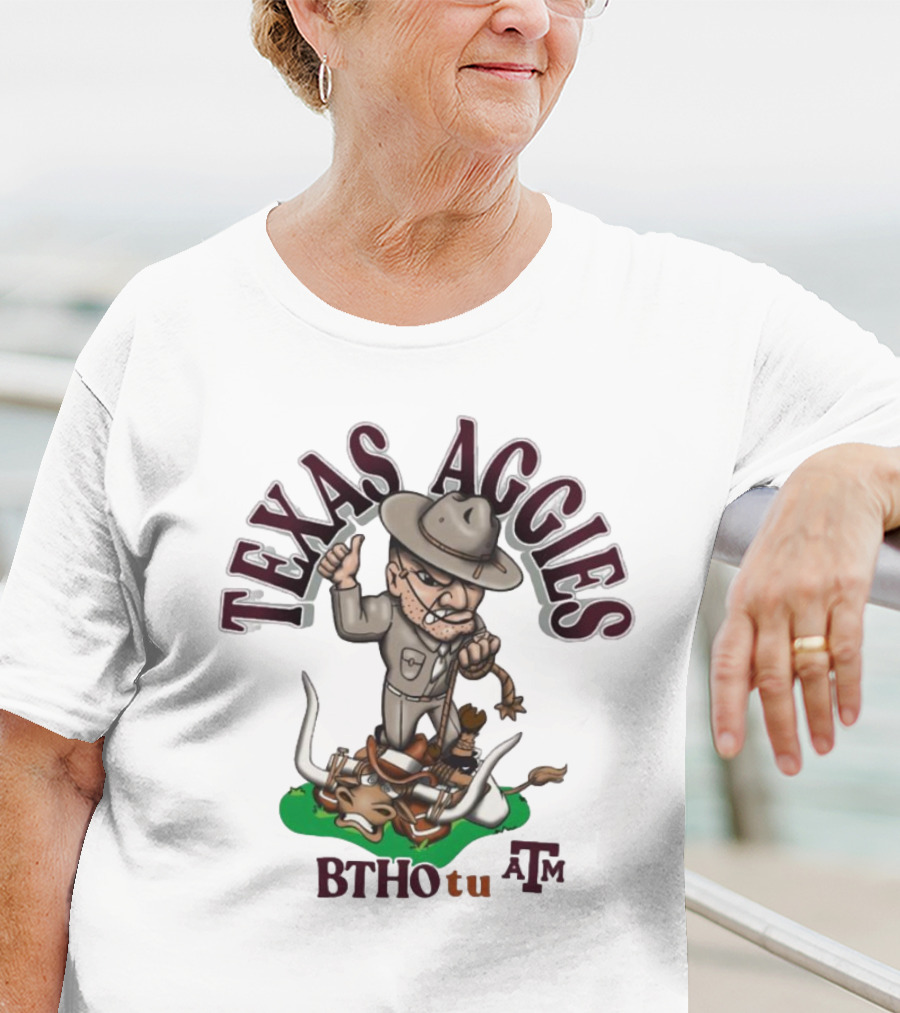Texas Aggies BTHO T.u. A&M Sarge Texas Longhorns Rivalry T-Shirt