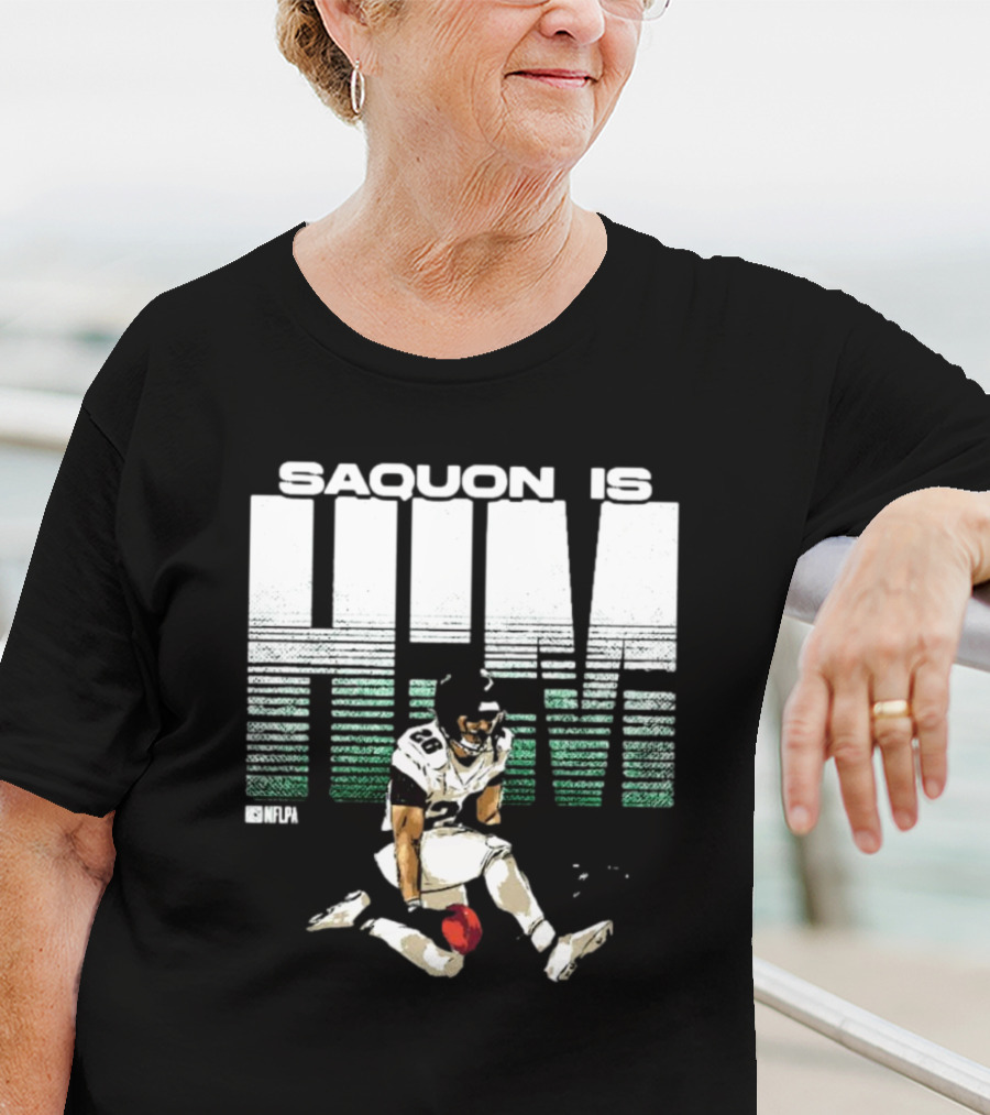 Saquon Is HIM NFLPA Signature Football T-Shirt