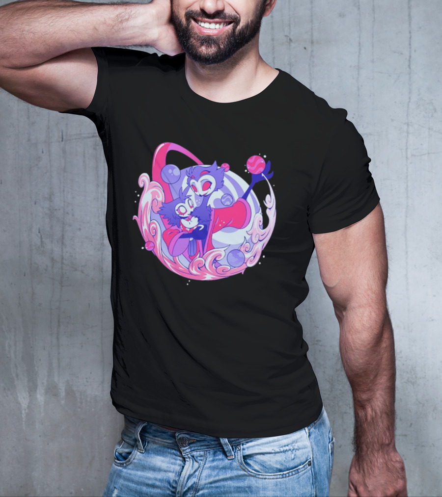 Stolas Owl Demon Cosmic Embrace Lullaby T-Shirt