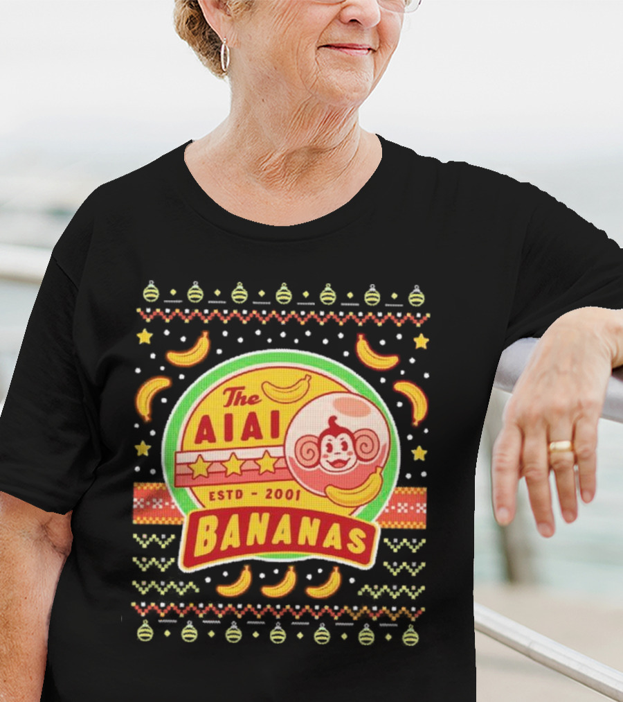 The Aiai Bananas ESTD 2001 Festive T-Shirt