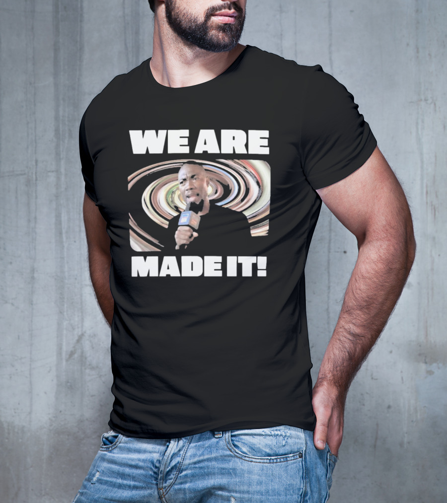WE ARE MADE IT Swirled Microphone Moment T-Shirt