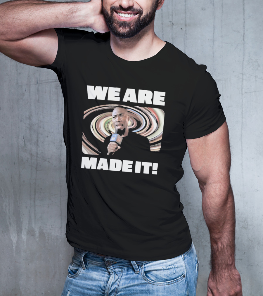 WE ARE MADE IT Swirled Microphone Moment T-Shirt