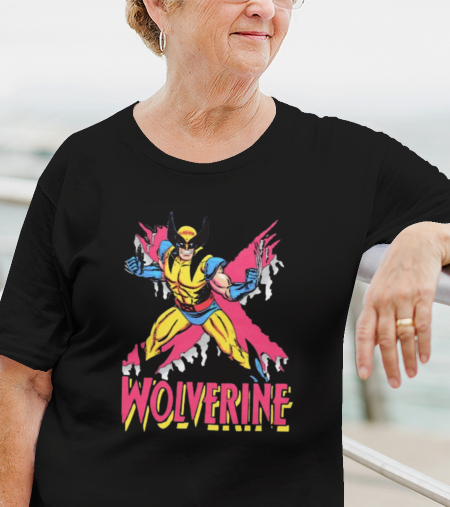 Wolverine X-Men Marvel Comics Retro Logan Character T-Shirt