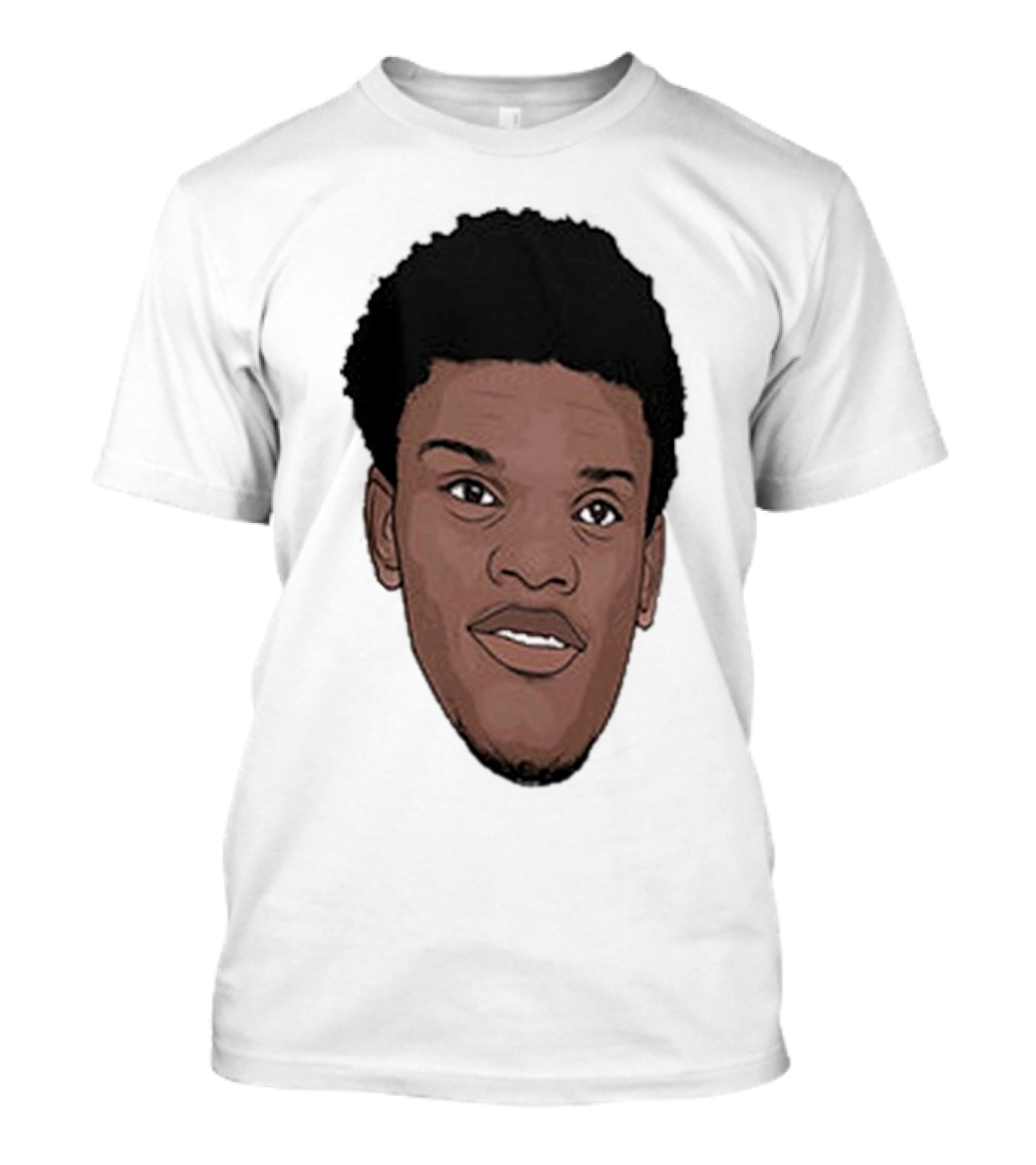 Lamar Jackson Big Head MVP Baltimore Ravens NFL T-Shirt