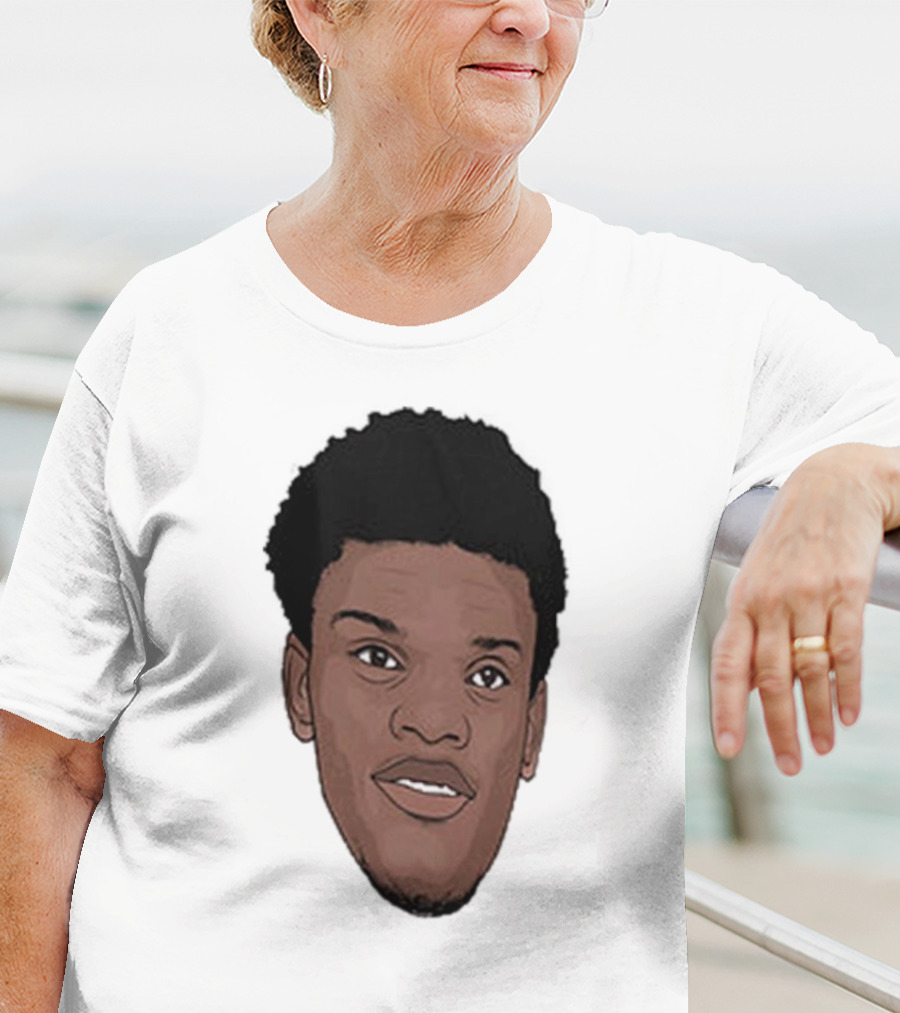 Lamar Jackson Big Head MVP Baltimore Ravens NFL T-Shirt