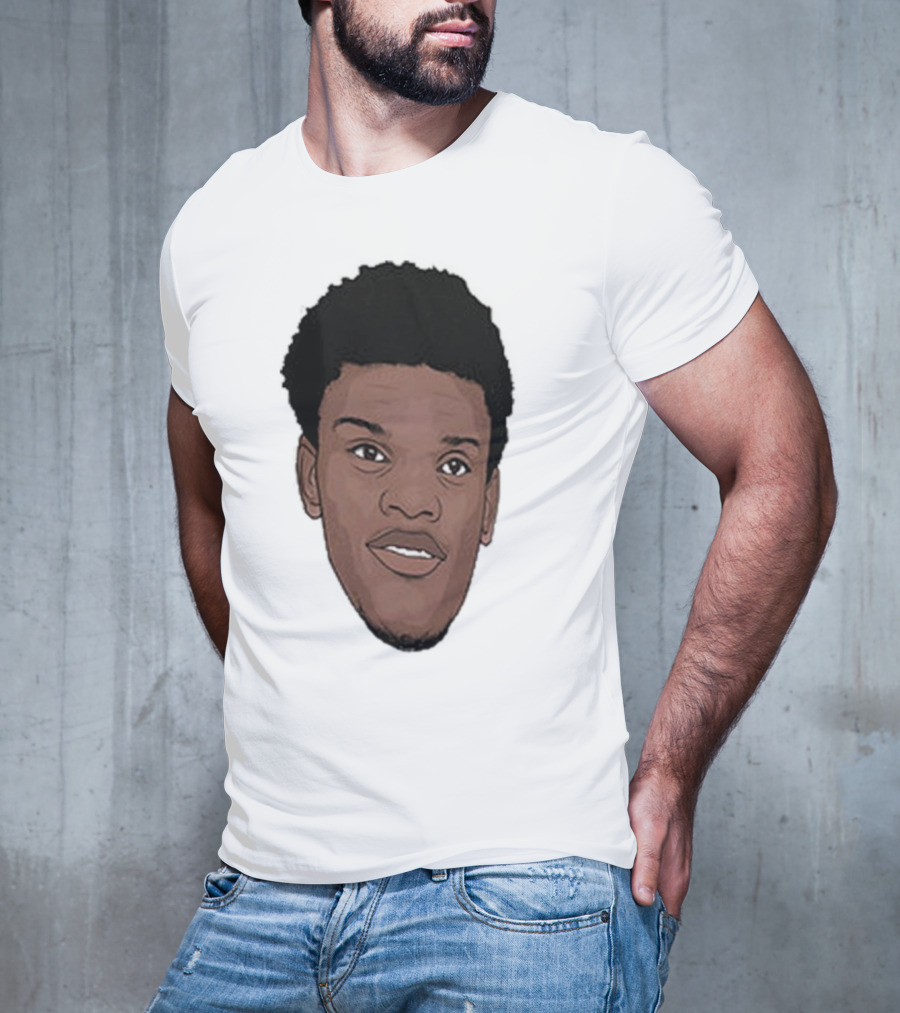 Lamar Jackson Big Head MVP Baltimore Ravens NFL T-Shirt
