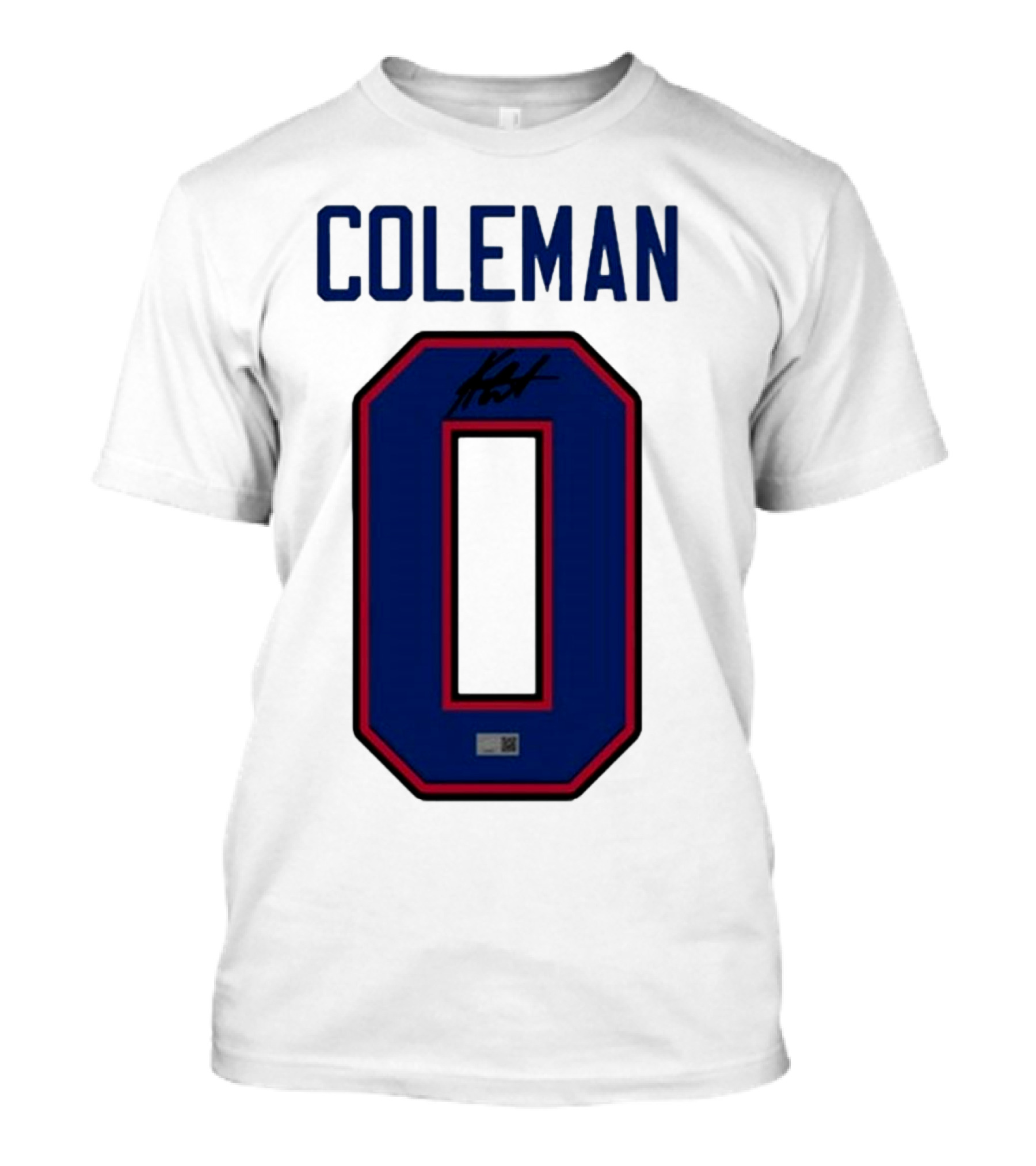 Coleman Signed Number 0 T-Shirt