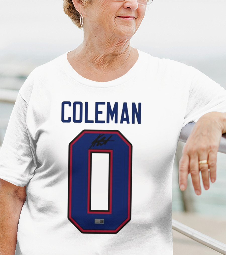 Coleman Signed Number 0 T-Shirt
