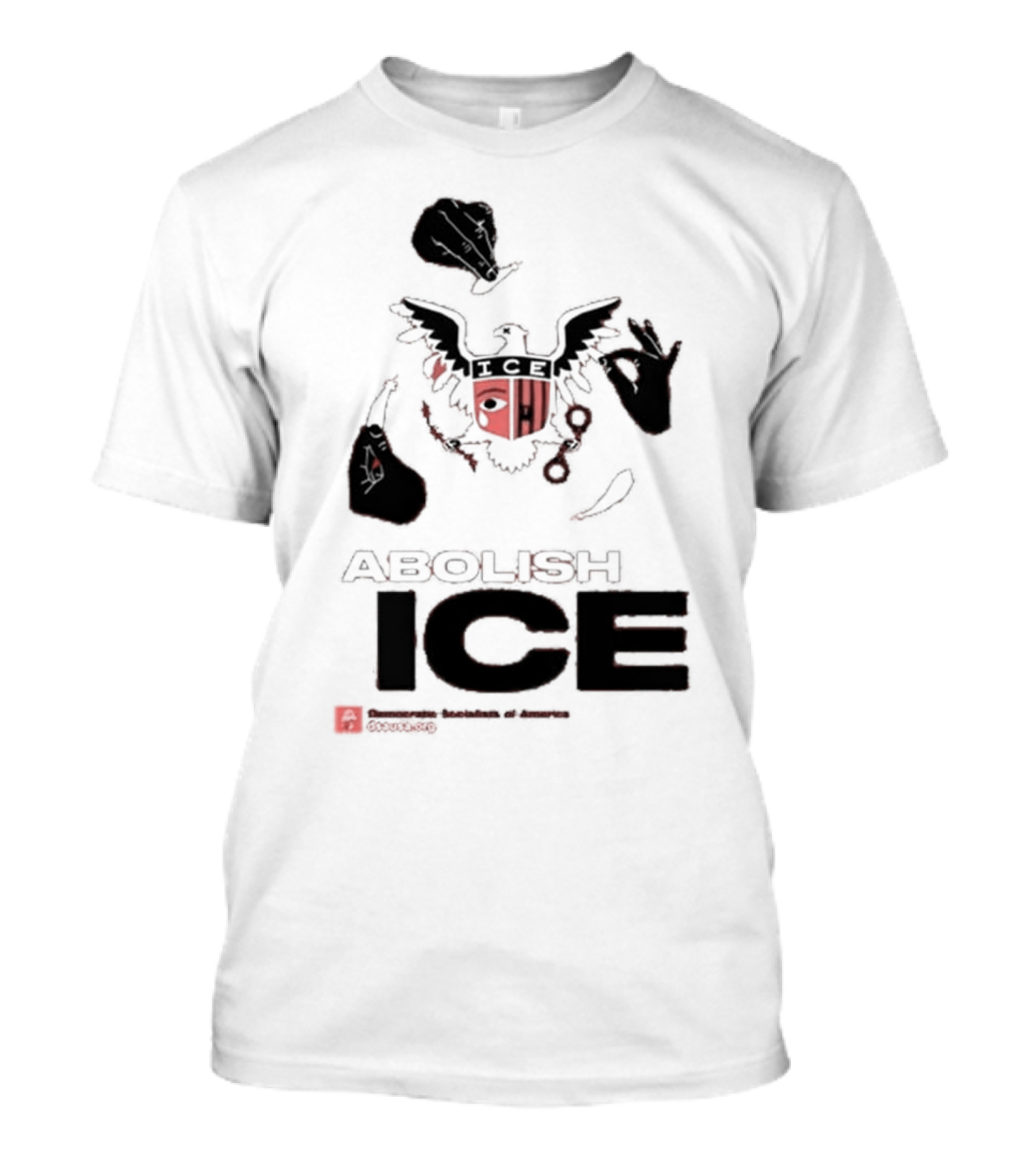 Abolish ICE Democratic Socialists Of America Iconography T-Shirt