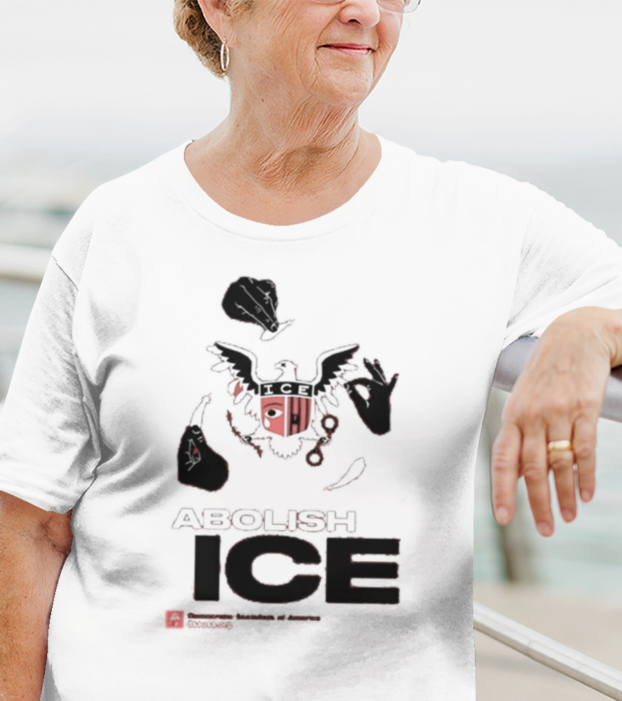 Abolish ICE Democratic Socialists Of America Iconography T-Shirt
