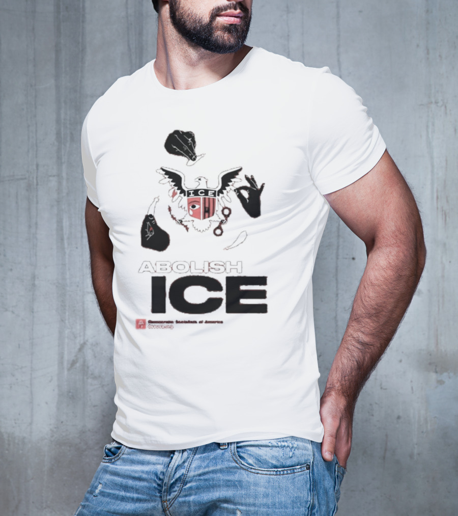 Abolish ICE Democratic Socialists Of America Iconography T-Shirt