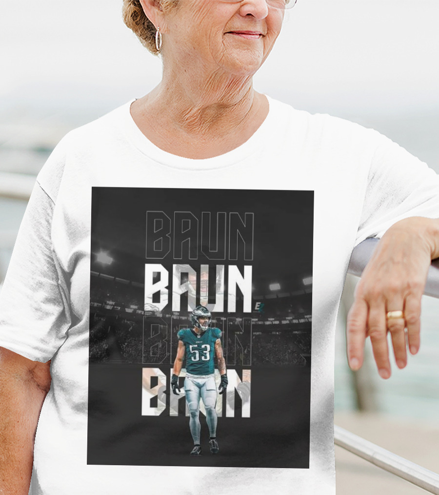 Baun Philadelphia Eagles QB Sack Go Birds Football Stadium T-Shirt