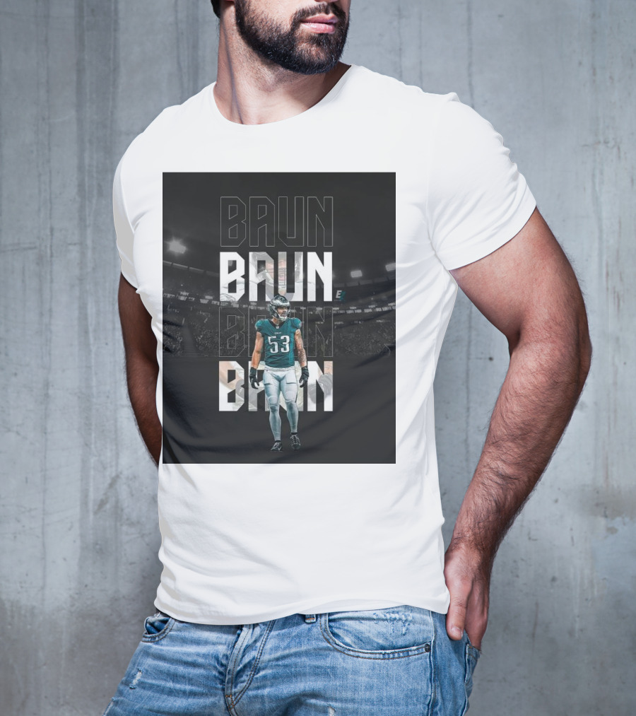 Baun Philadelphia Eagles QB Sack Go Birds Football Stadium T-Shirt