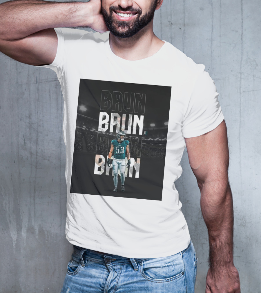 Baun Philadelphia Eagles QB Sack Go Birds Football Stadium T-Shirt