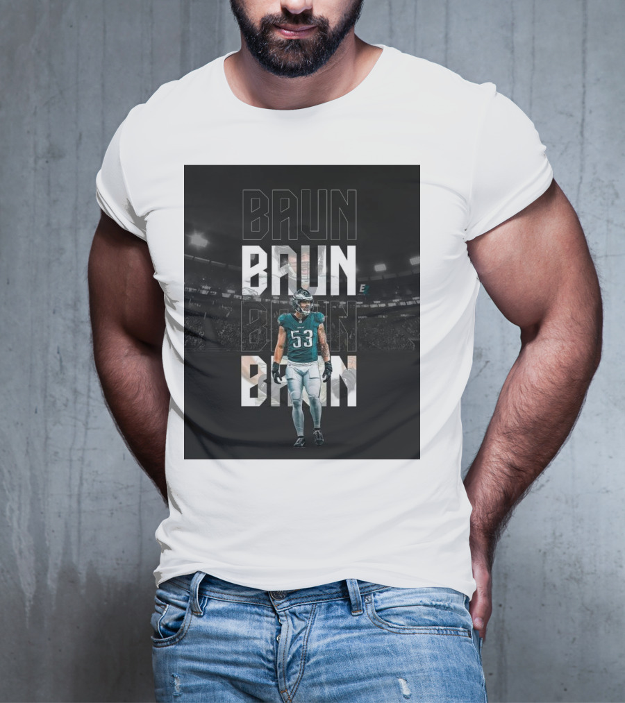 Baun Philadelphia Eagles QB Sack Go Birds Football Stadium T-Shirt