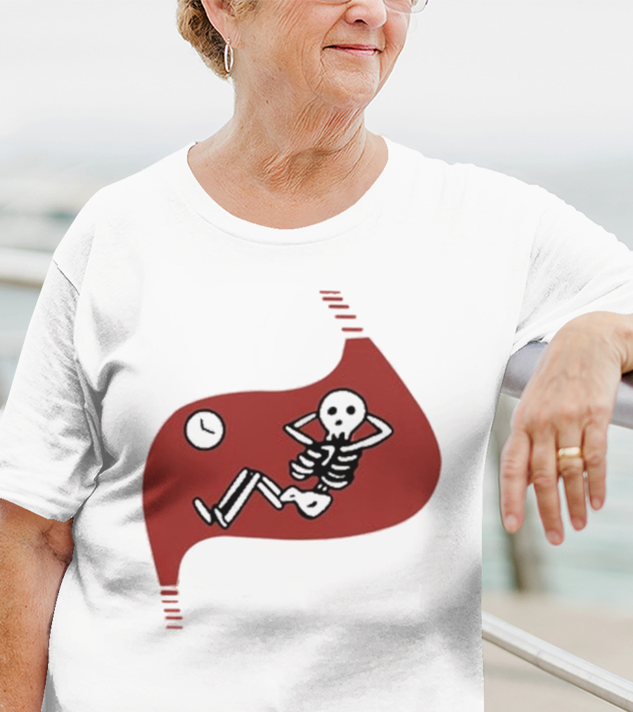 Daodaosama1125 Skeleton With Clock Death Of Dungeon Meshi Falin T-Shirt