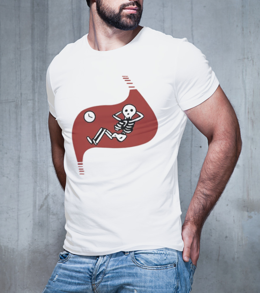 Daodaosama1125 Skeleton With Clock Death Of Dungeon Meshi Falin T-Shirt