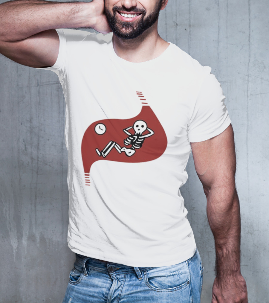 Daodaosama1125 Skeleton With Clock Death Of Dungeon Meshi Falin T-Shirt