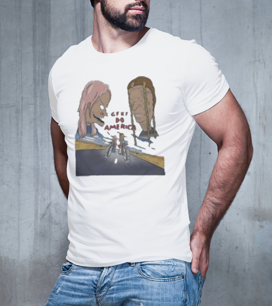 Beavis And Butt-Head X GFBF Do America Racing Adventure T-Shirt