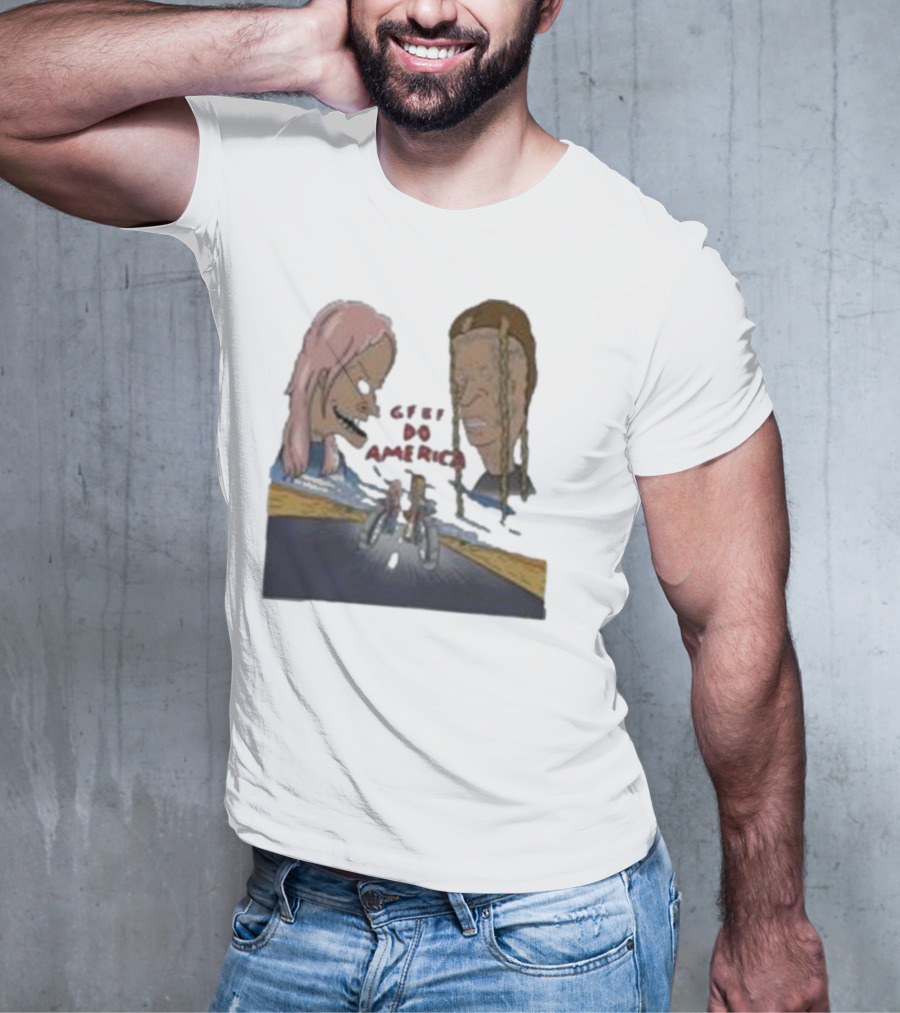 Beavis And Butt-Head X GFBF Do America Racing Adventure T-Shirt
