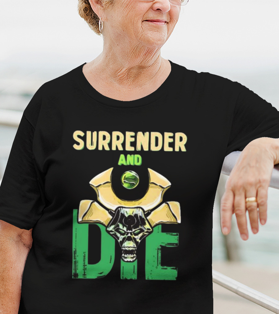 Majorkill Surrender And Die Skull T-Shirt