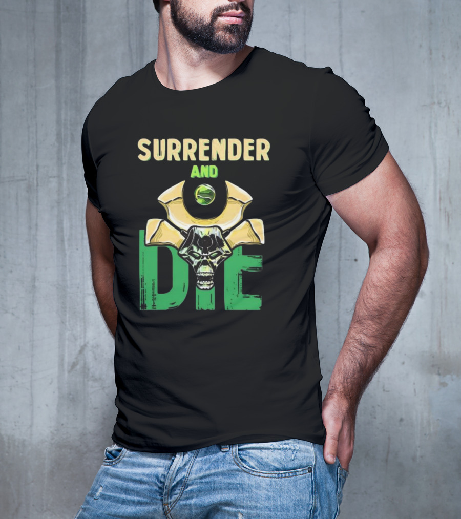 Majorkill Surrender And Die Skull T-Shirt