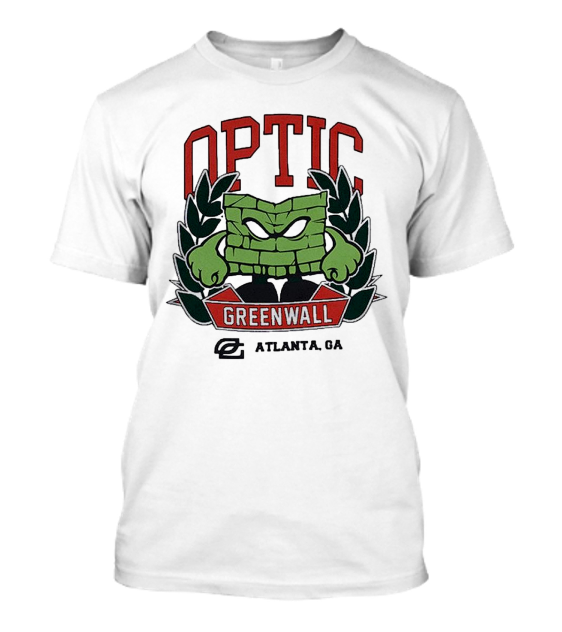 Optic Greenwall Atlanta GA City Colors T-Shirt