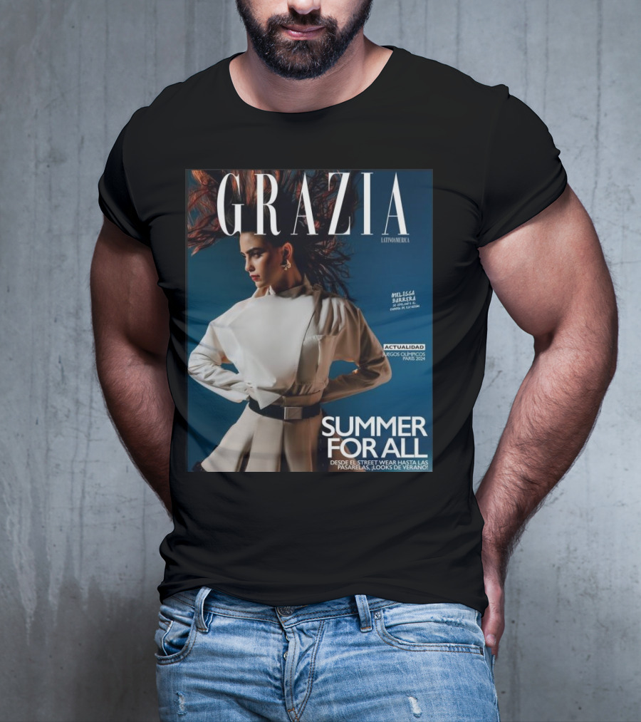 Grazia Latinoamerica Summer For All Melissa Barrera Juegos Olimpicos Paris T-Shirt