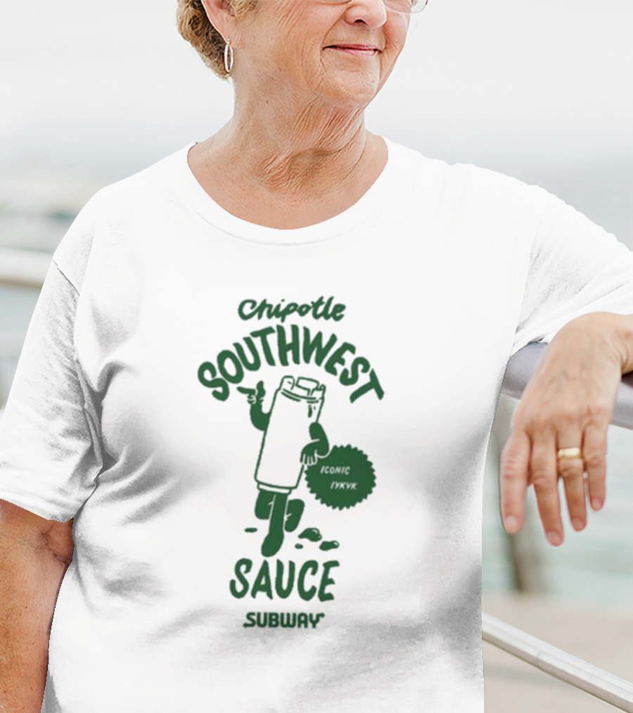 Chipotle Southwest Sauce Subway Iconic NYKVAK T-Shirt