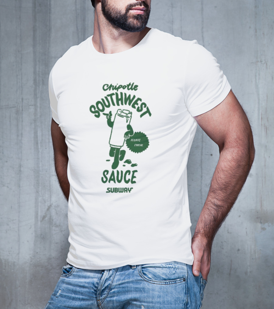 Chipotle Southwest Sauce Subway Iconic NYKVAK T-Shirt