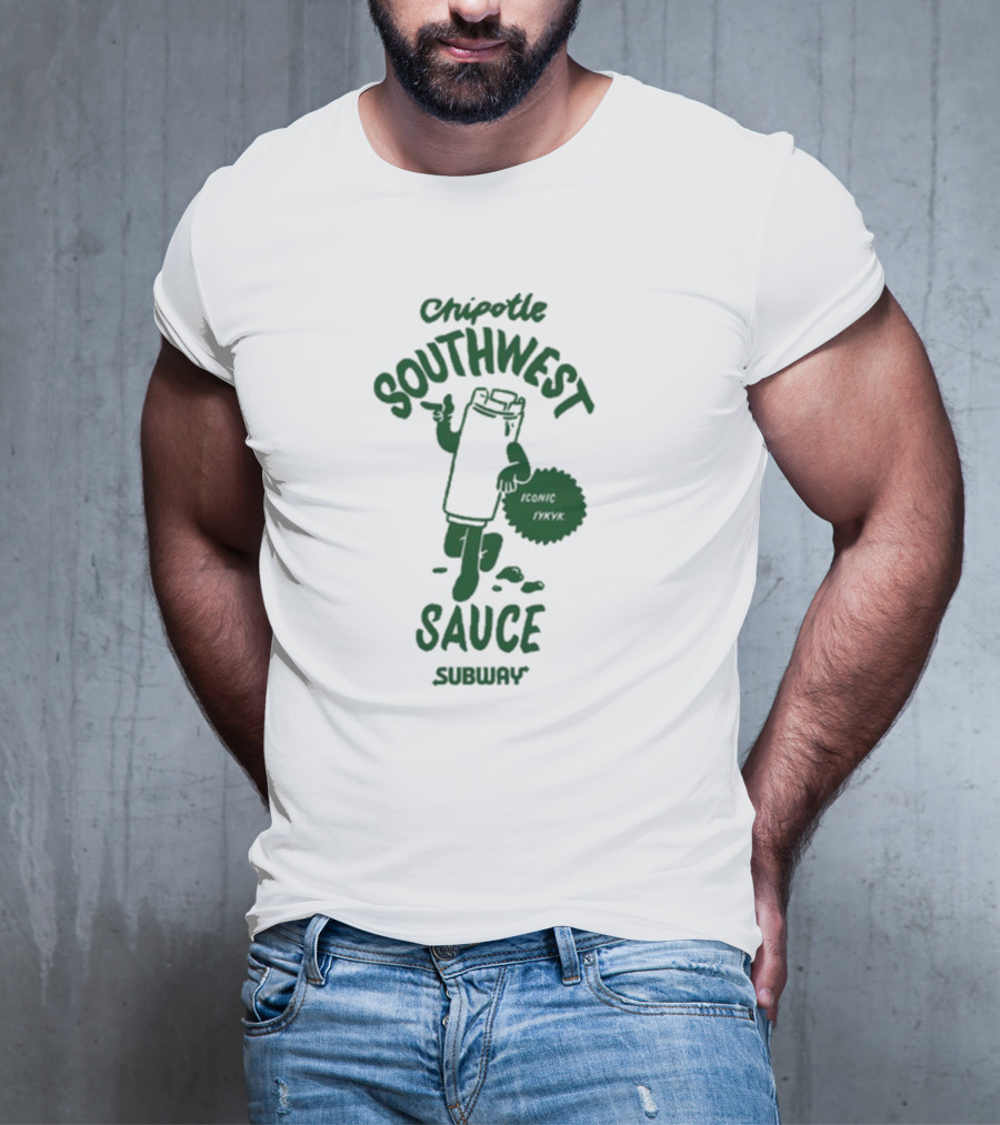 Chipotle Southwest Sauce Subway Iconic NYKVAK T-Shirt
