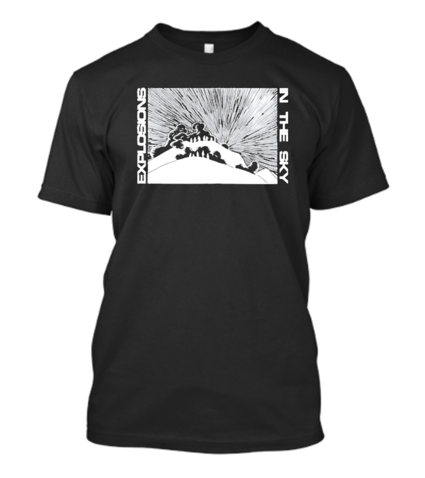 Explosions In The Sky End Mountain Eruption Scene T-Shirt