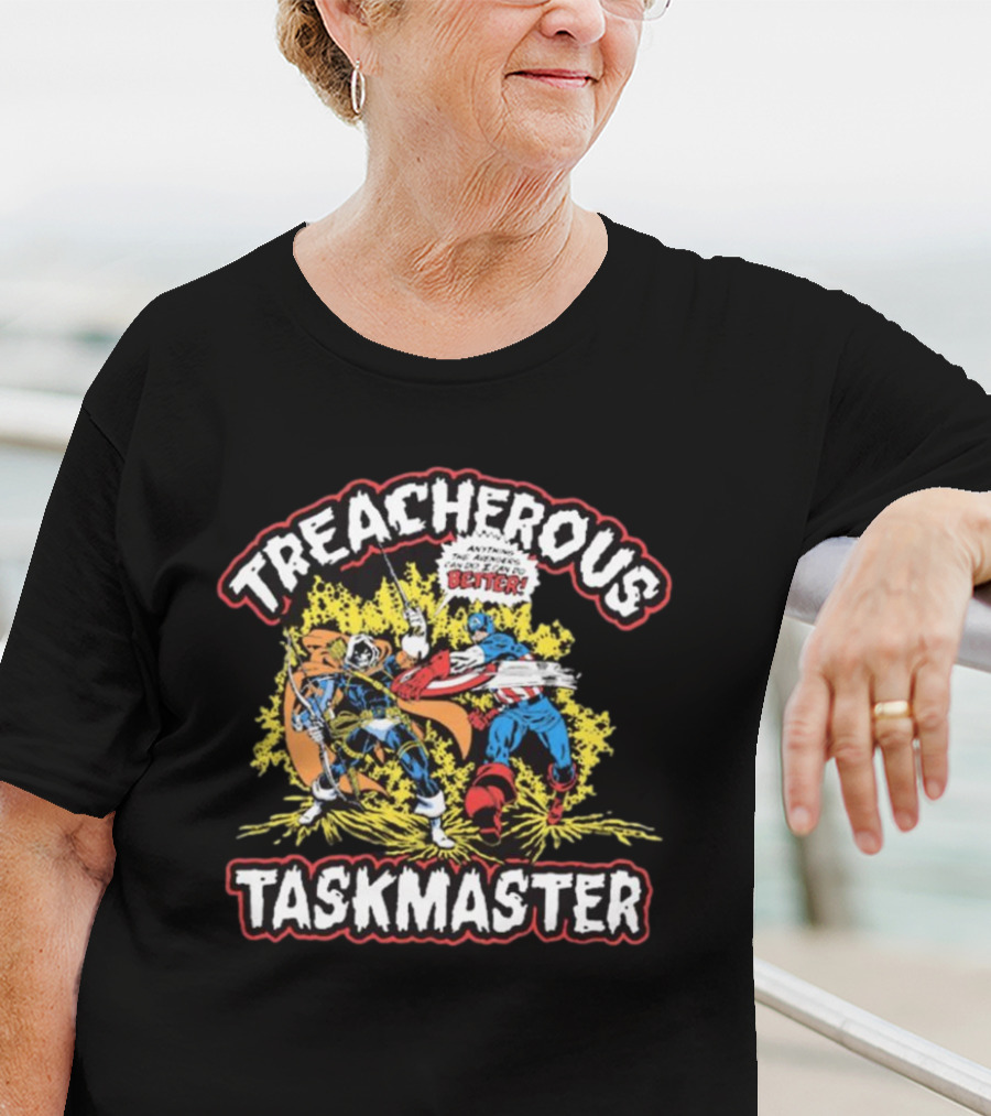 Captain America Treacherous Taskmaster Anything The Avengers Can Do I Can Do Better T-Shirt