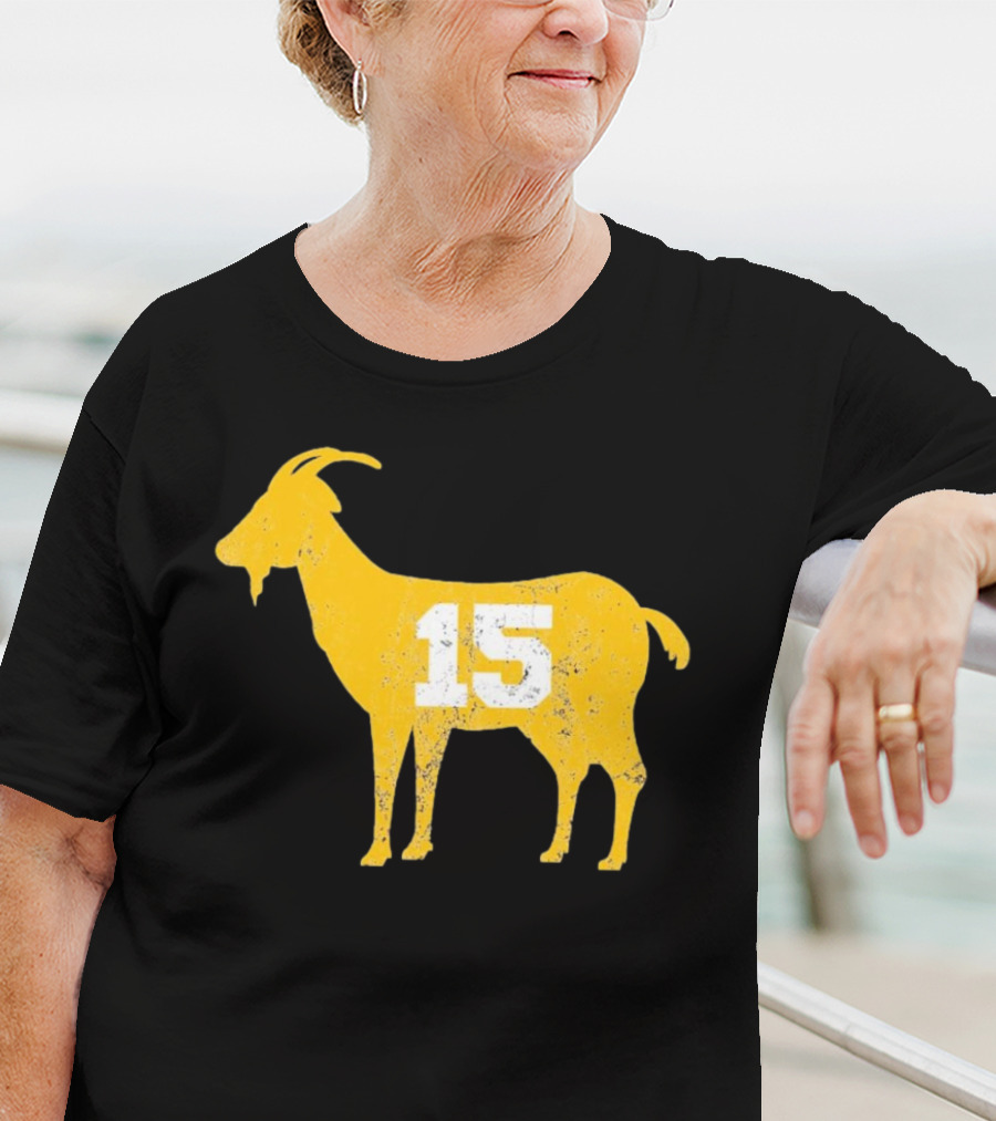 Goat 15 Yellow Silhouette Toddler Fine Jersey T-Shirt