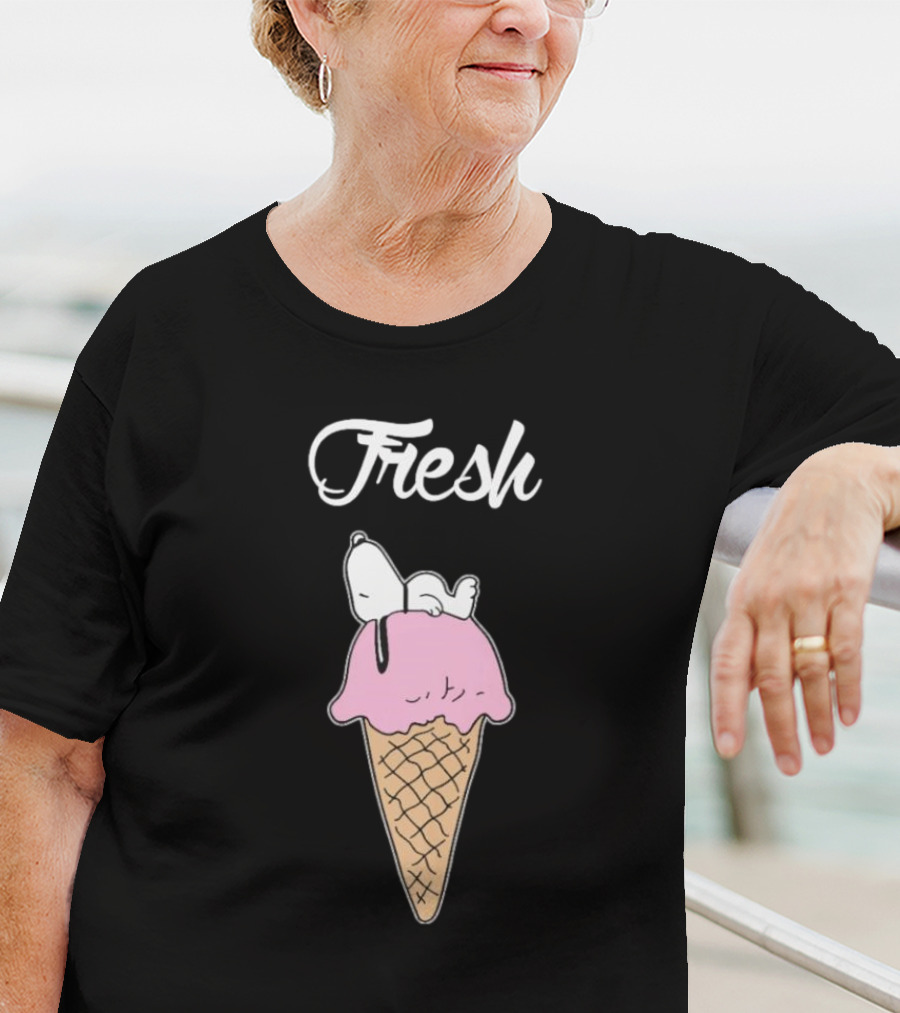 Fresh Snoopy Ice Cream Cone T-Shirt