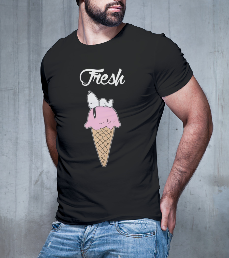Fresh Snoopy Ice Cream Cone T-Shirt