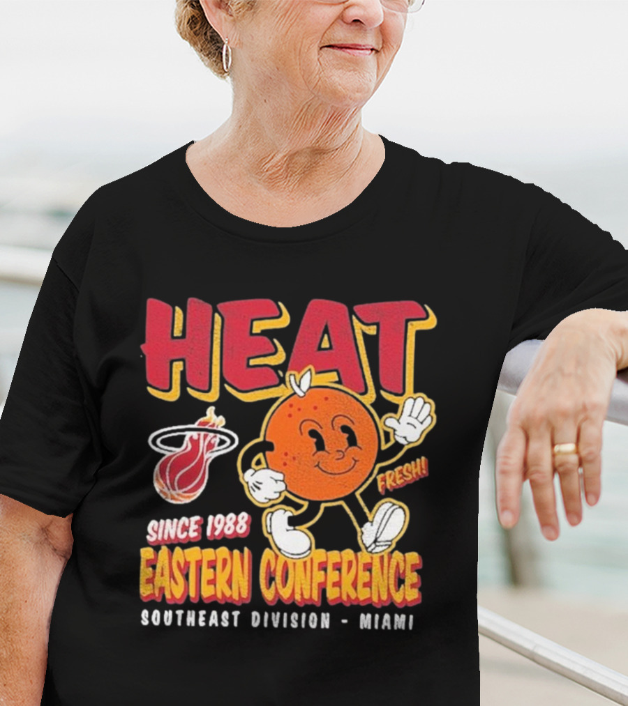 HEAT Since 1988 Eastern Conference Southeast Division Miami Fresh T-Shirt