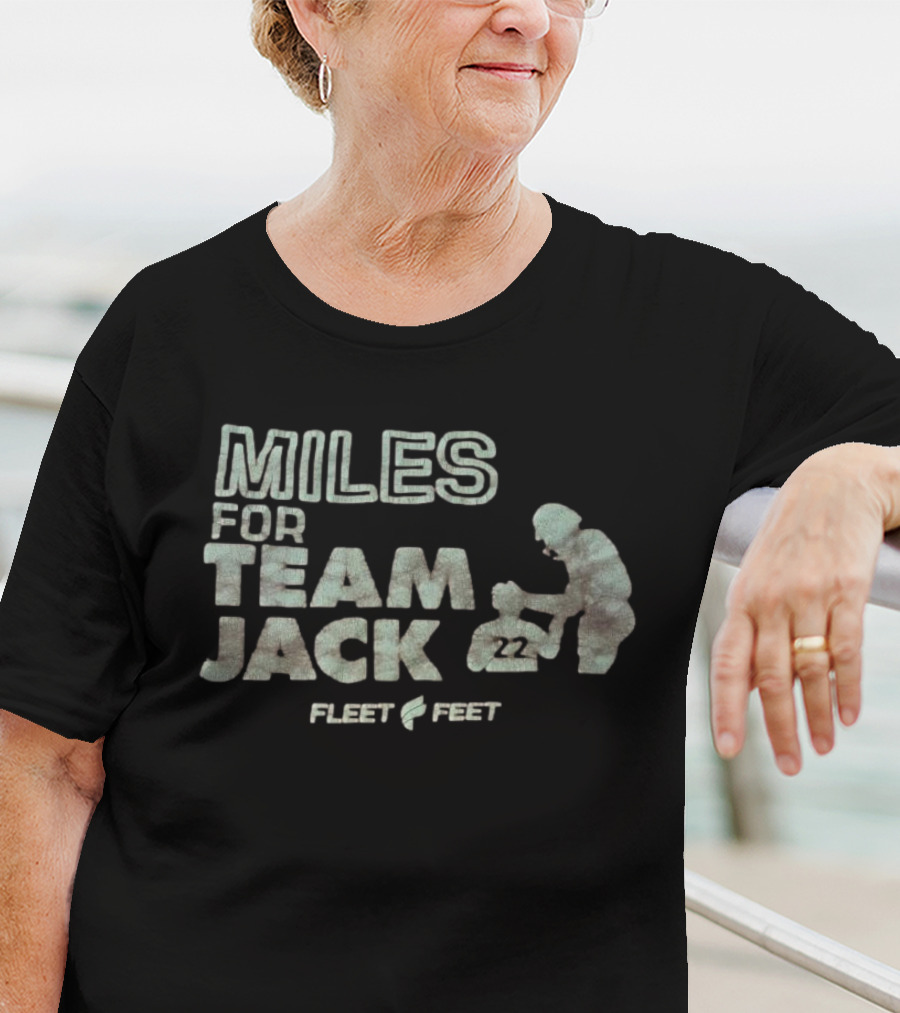 Miles For Team Jack Fleet Feet 22 Vintage 2005-2025 T-Shirt