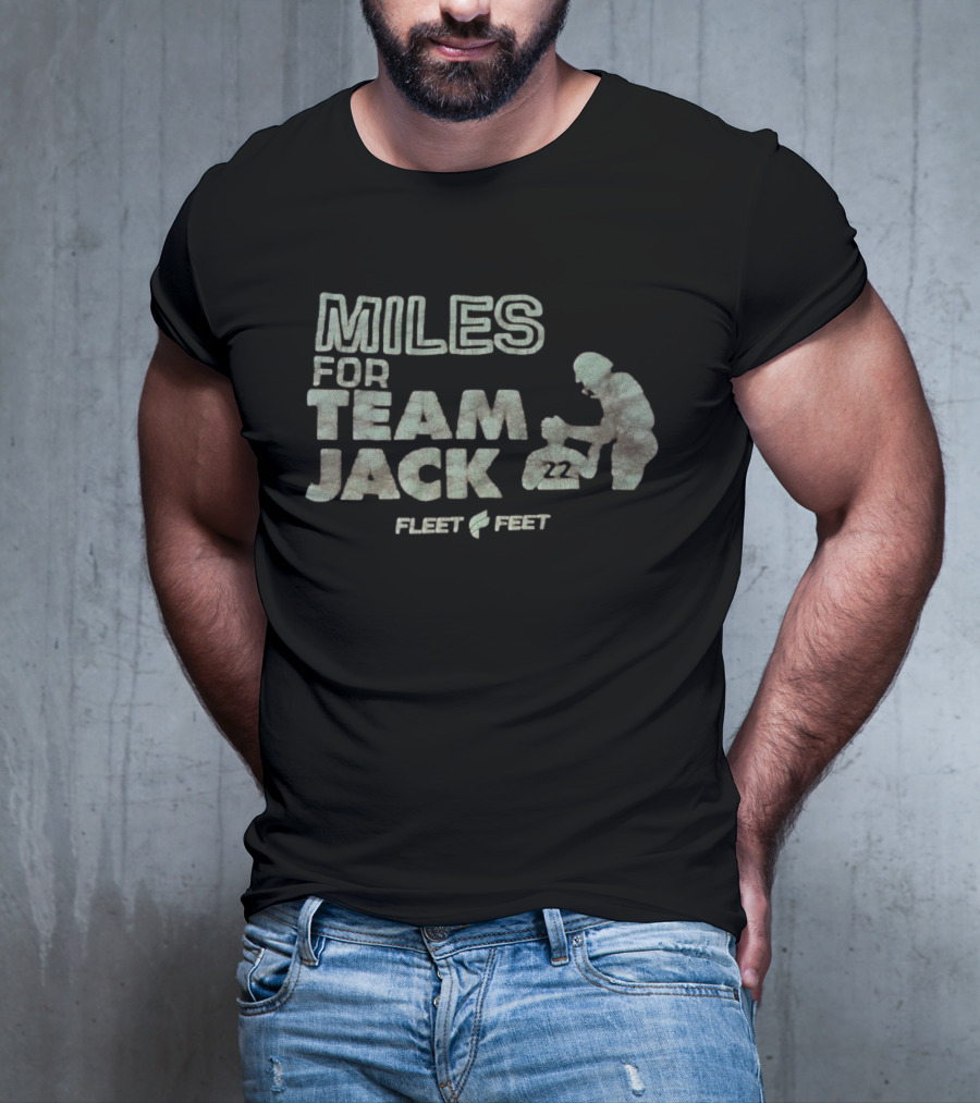 Miles For Team Jack Fleet Feet 22 Vintage 2005-2025 T-Shirt