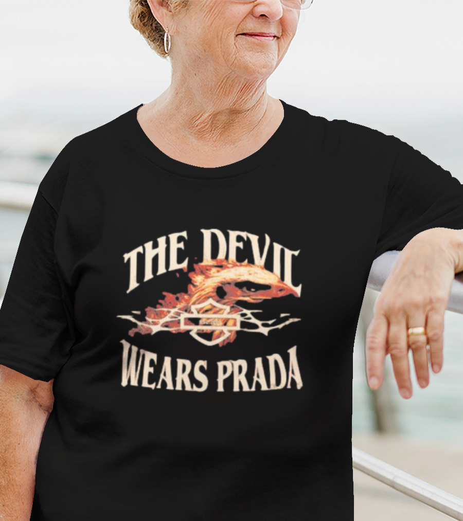 The Devil Wears Prada Harley Flames T-Shirt